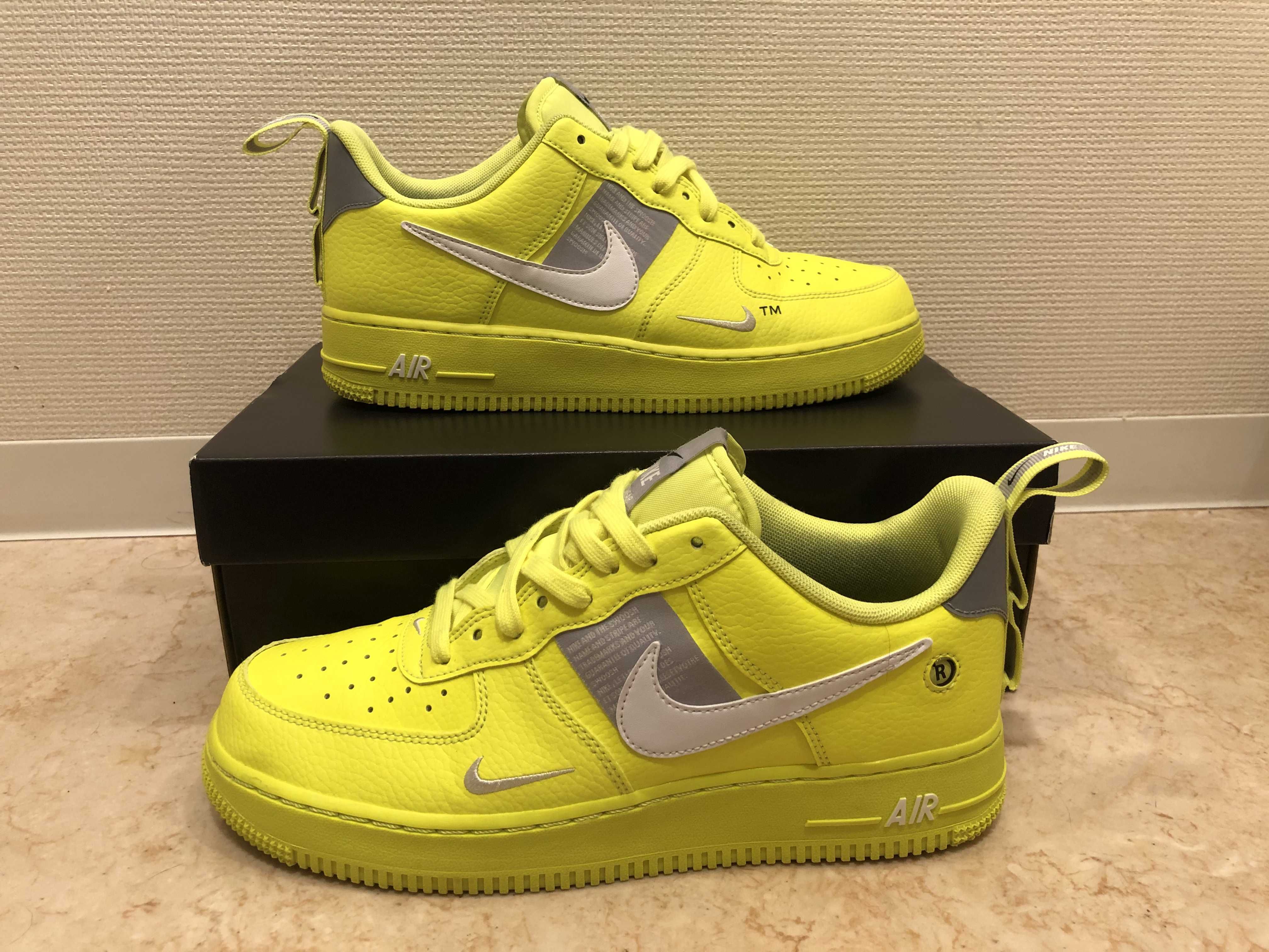 Nike Air Force 1 Low Utility "Volt/White/Black/Wolf Grey"