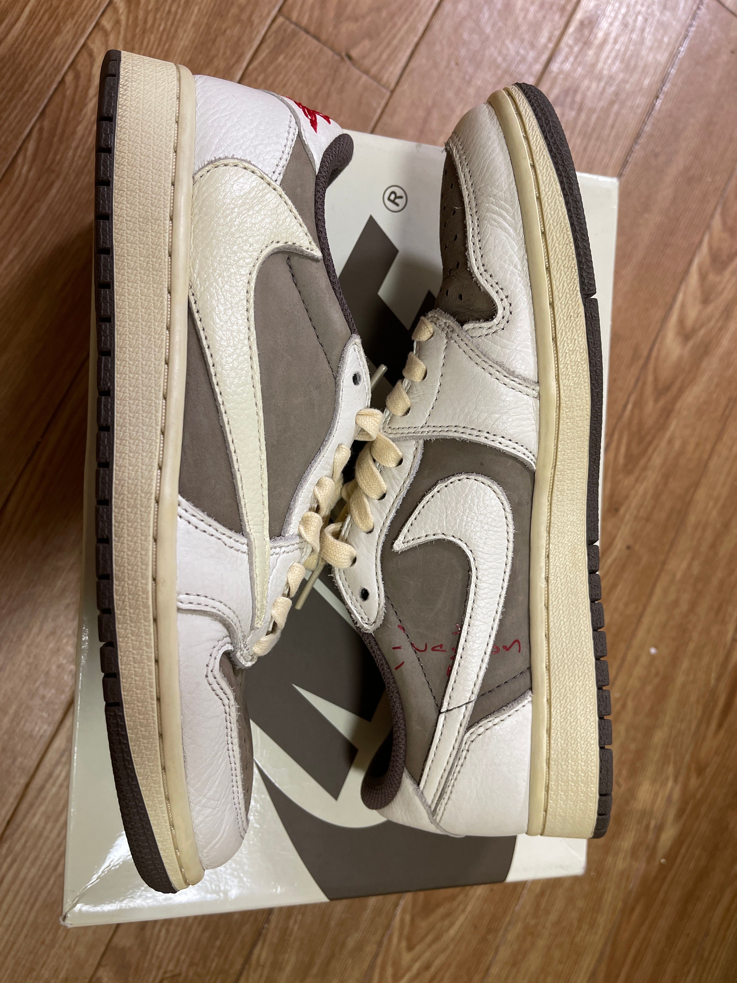 Travis Scott × Nike Air Jordan 1 Low OG SP "Reverse Mocha/Sail and Ridgerock"