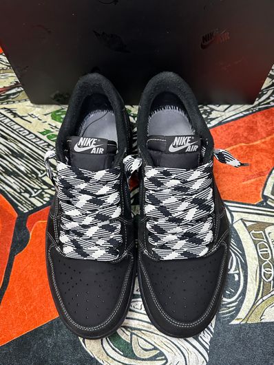 Travis Scott × Nike Air Jordan 1 Low OG SP "Black Phantom"