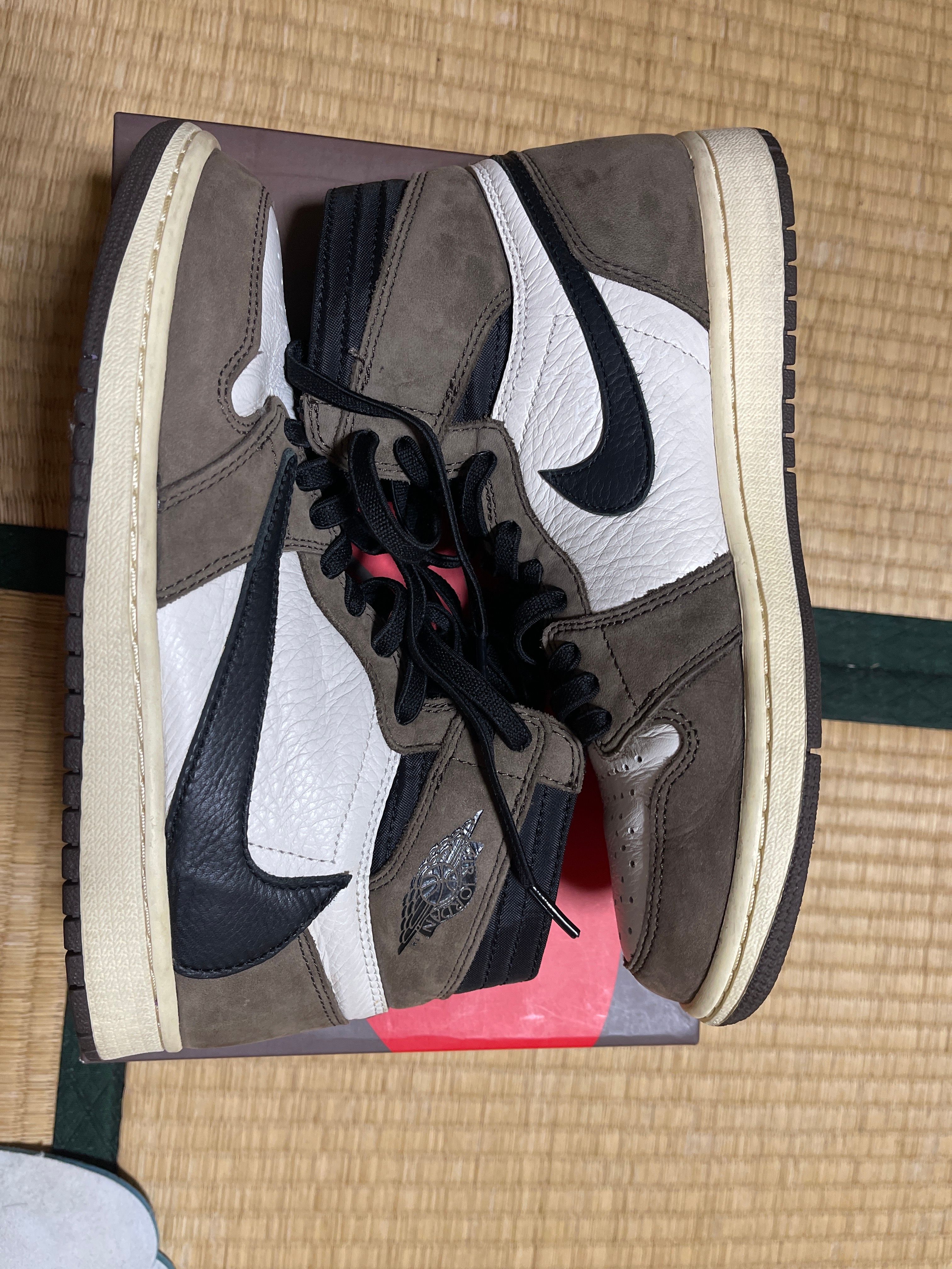Travis Scott × Nike Air Jordan 1 Retro High OG TS SP "Sail/Dark Mocha"