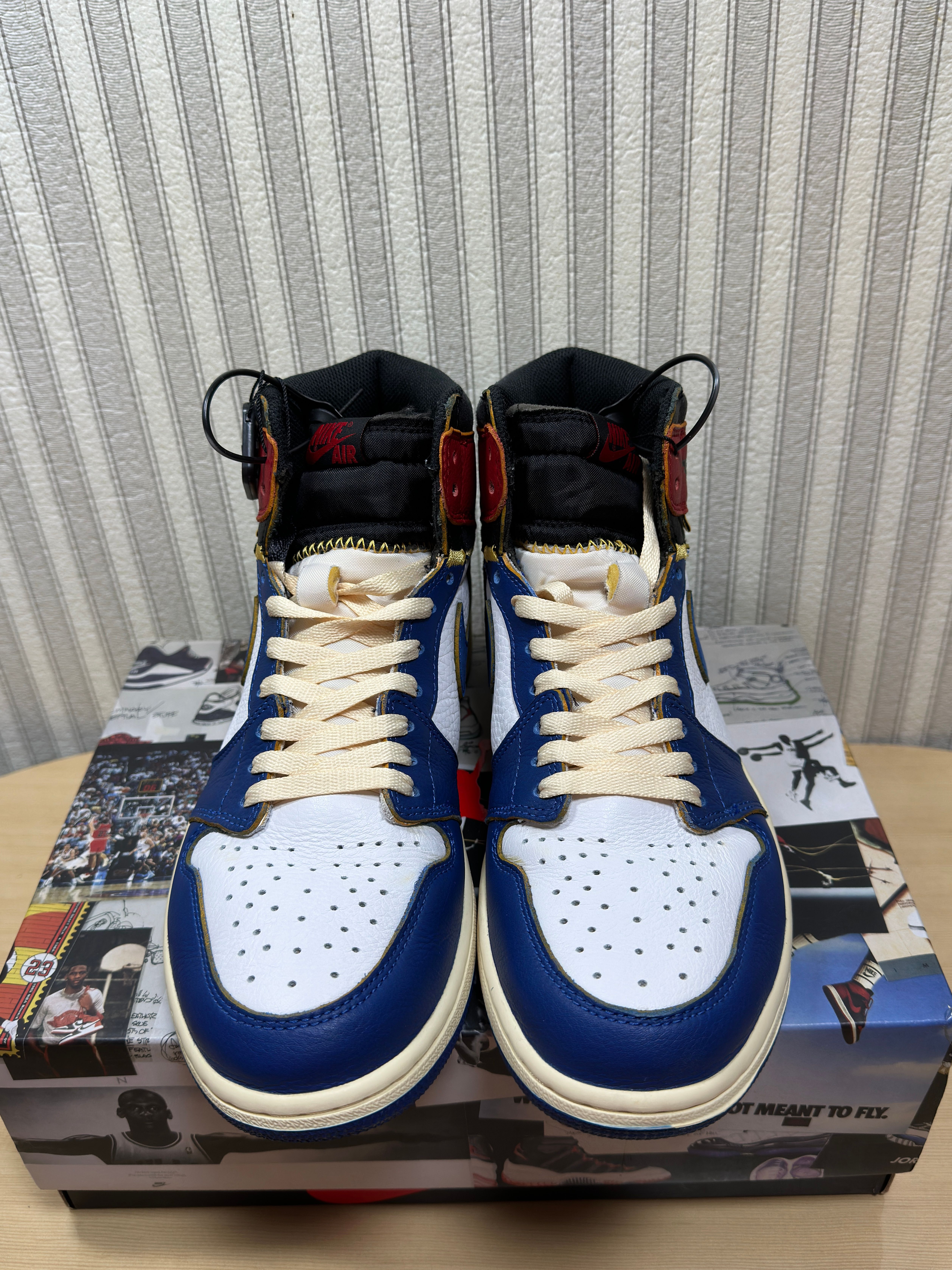 Union × Nike Air Jordan 1 Retro High OG NRG "Storm Blue/Varsity Red"