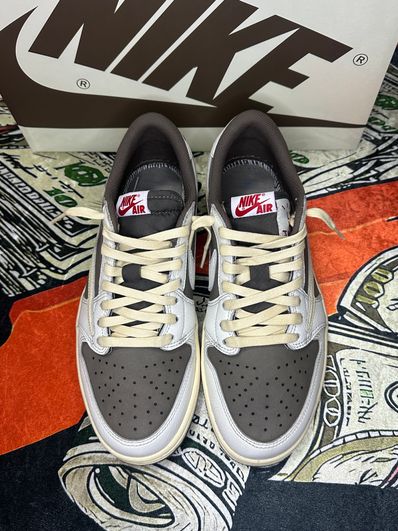 Travis Scott × Nike Air Jordan 1 Low OG SP "Reverse Mocha/Sail and Ridgerock"