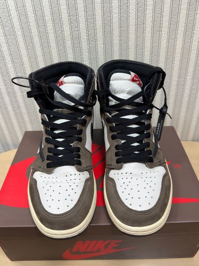 Travis Scott × Nike Air Jordan 1 Retro High OG TS SP "Sail/Dark Mocha"