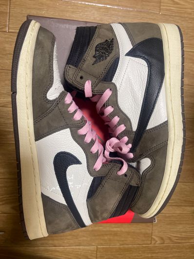 Travis Scott × Nike Air Jordan 1 Retro High OG TS SP "Sail/Dark Mocha"