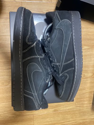 Travis Scott × Nike Air Jordan 1 Low OG SP "Black Phantom"