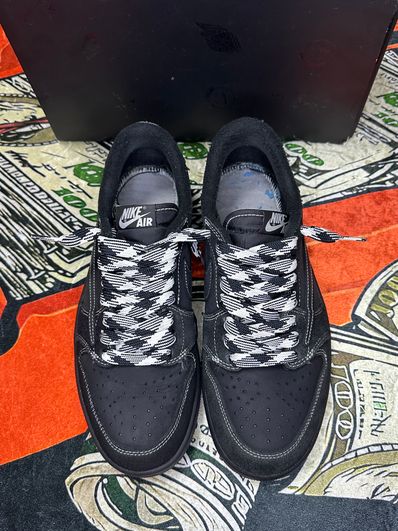 Travis Scott × Nike Air Jordan 1 Low OG SP "Black Phantom"