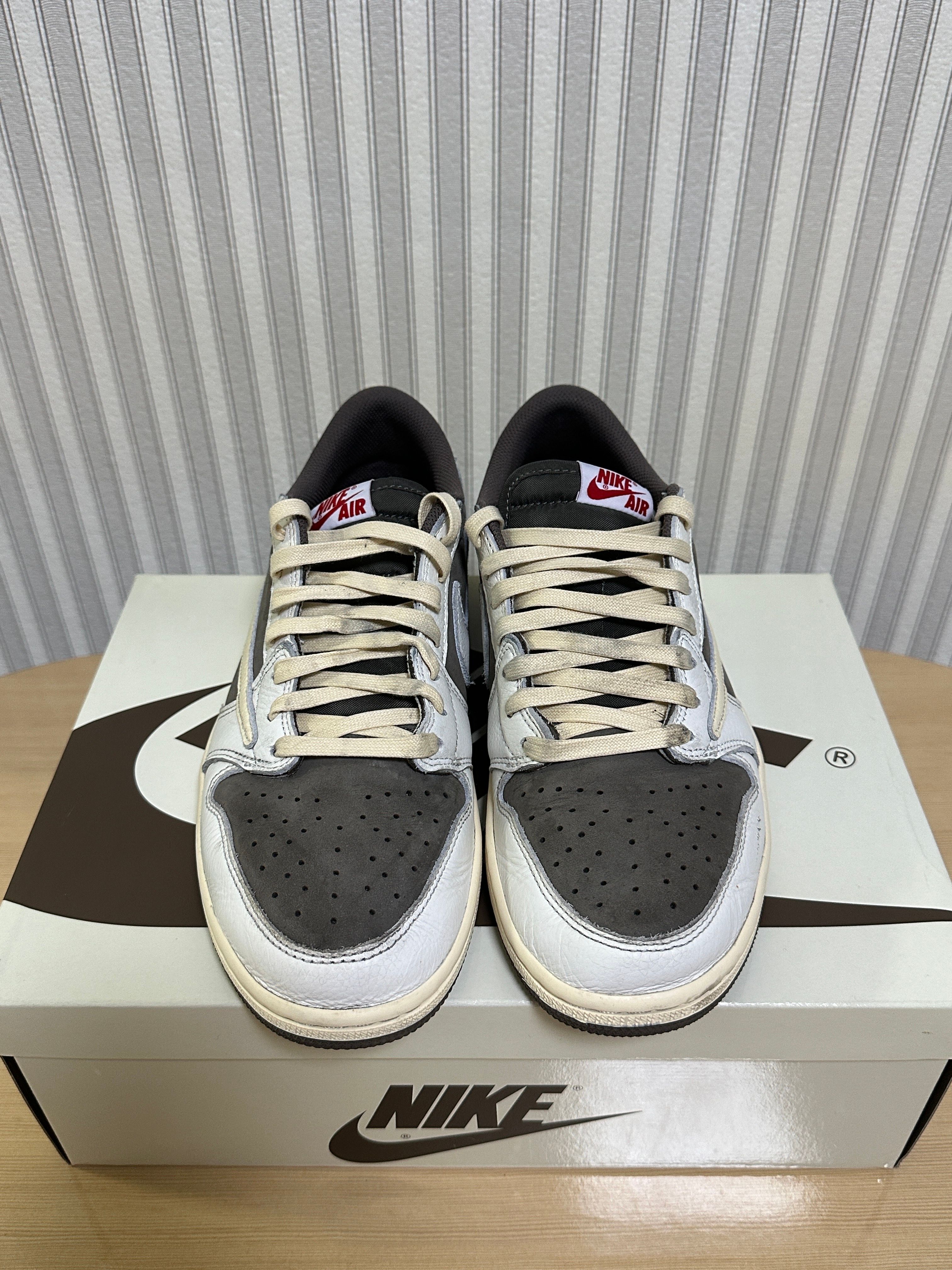 Travis Scott × Nike Air Jordan 1 Low OG SP "Reverse Mocha/Sail and Ridgerock"