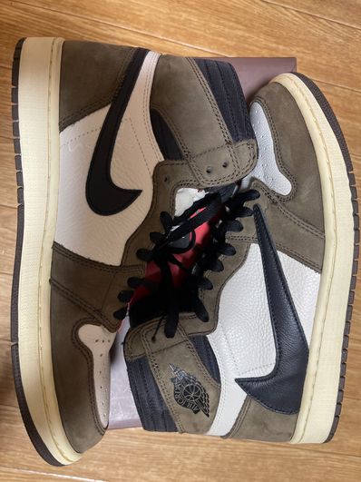 Travis Scott × Nike Air Jordan 1 Retro High OG TS SP "Sail/Dark Mocha"