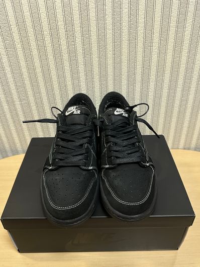 Travis Scott × Nike Air Jordan 1 Low OG SP "Black Phantom"