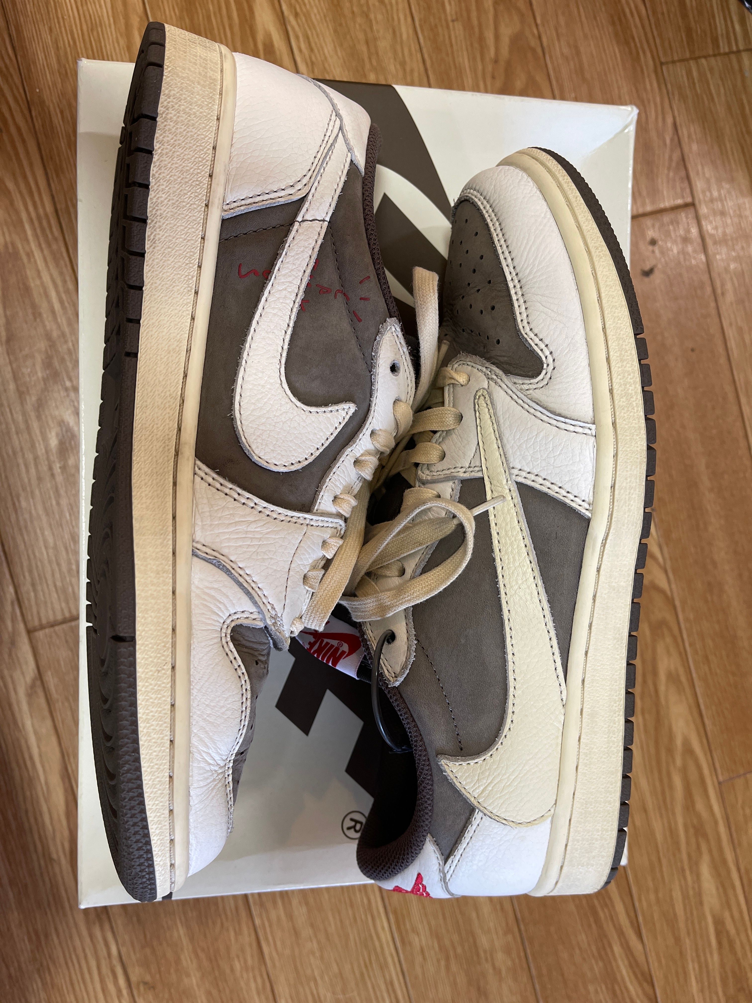 Travis Scott × Nike Air Jordan 1 Low OG SP "Reverse Mocha/Sail and Ridgerock"