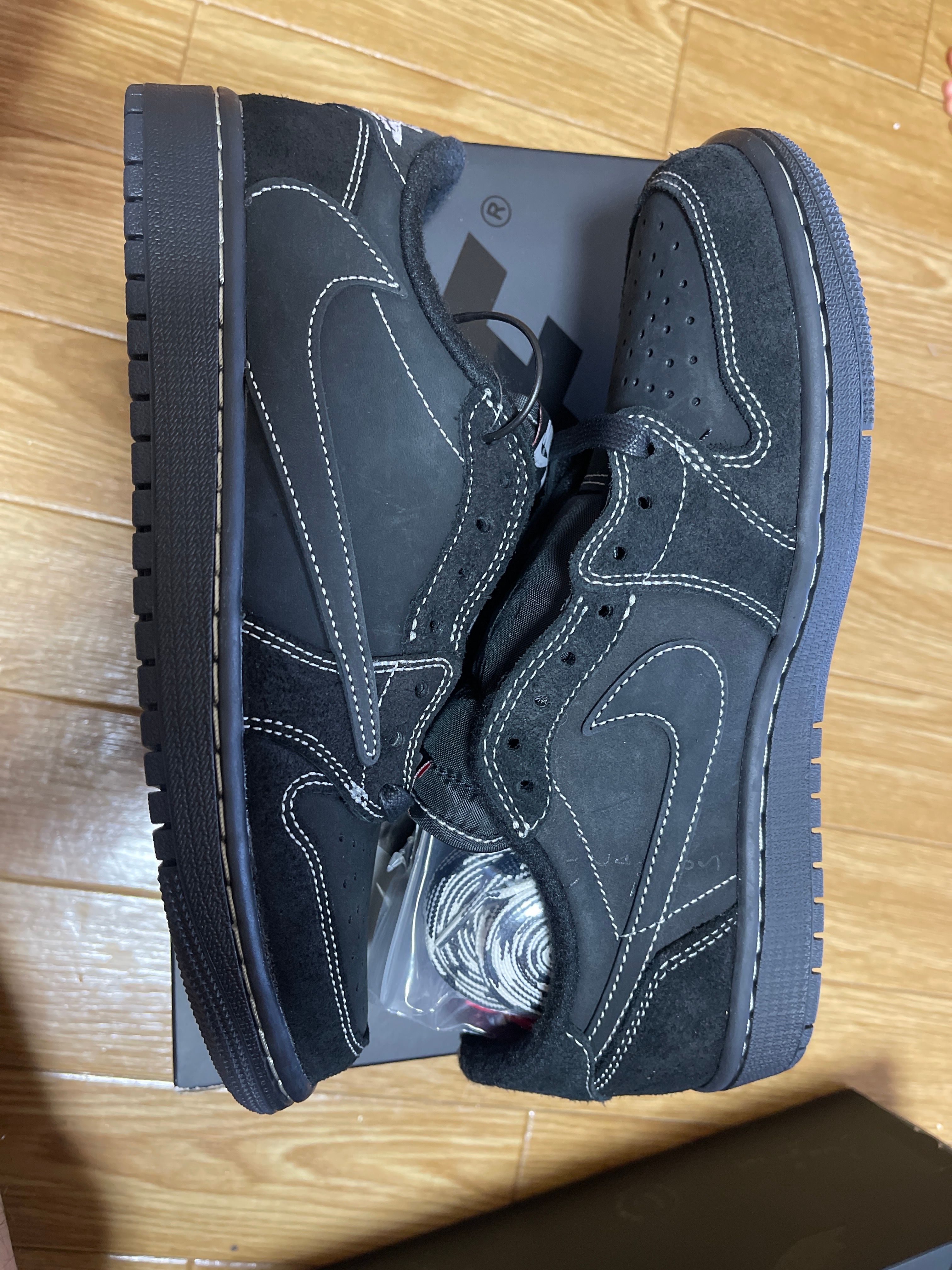 Travis Scott × Nike Air Jordan 1 Low OG SP "Black Phantom"