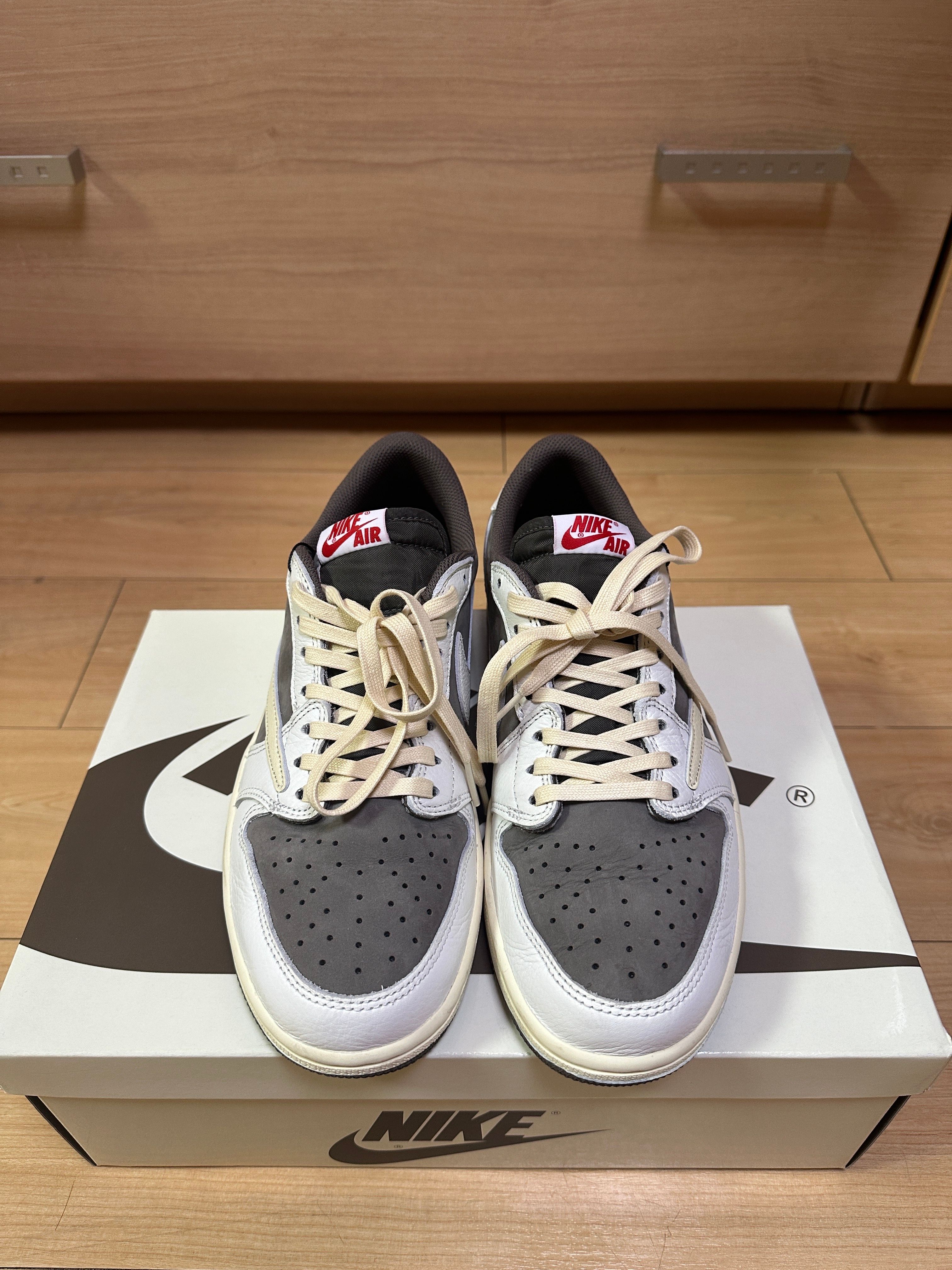 Travis Scott × Nike Air Jordan 1 Low OG SP "Reverse Mocha/Sail and Ridgerock"