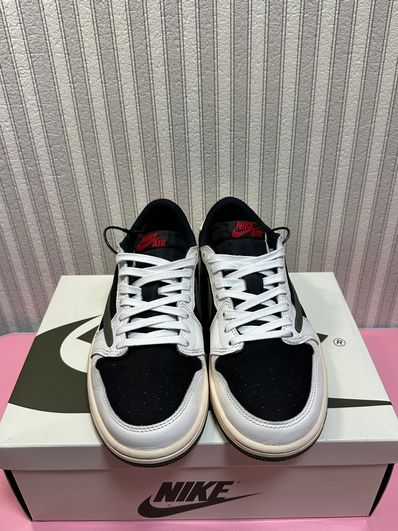 Travis Scott × Nike Women's Air Jordan 1 Low OG "Medium Olive"