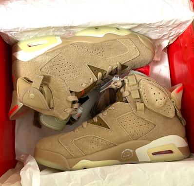 Travis Scott × Nike Air Jordan 6 "British Khaki"