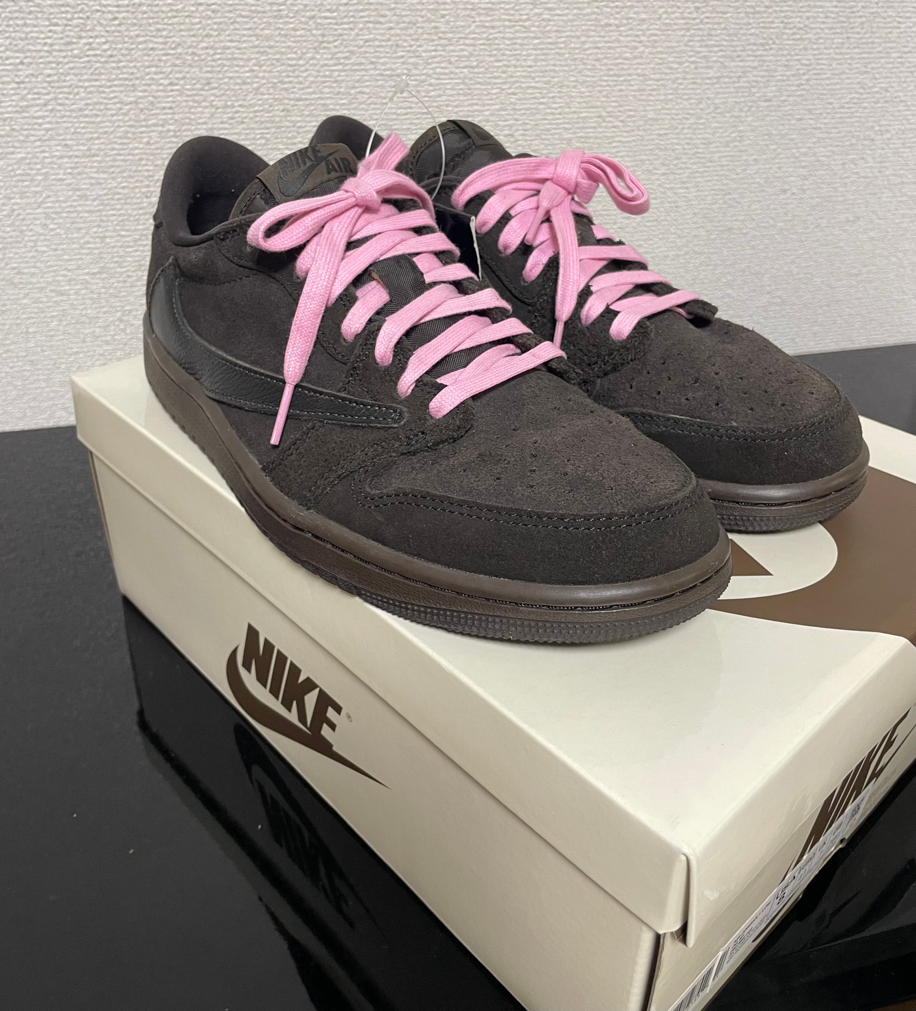 Travis Scott × Nike Air Jordan 1 Low OG SP "Velvet Brown and Dark Mocha"