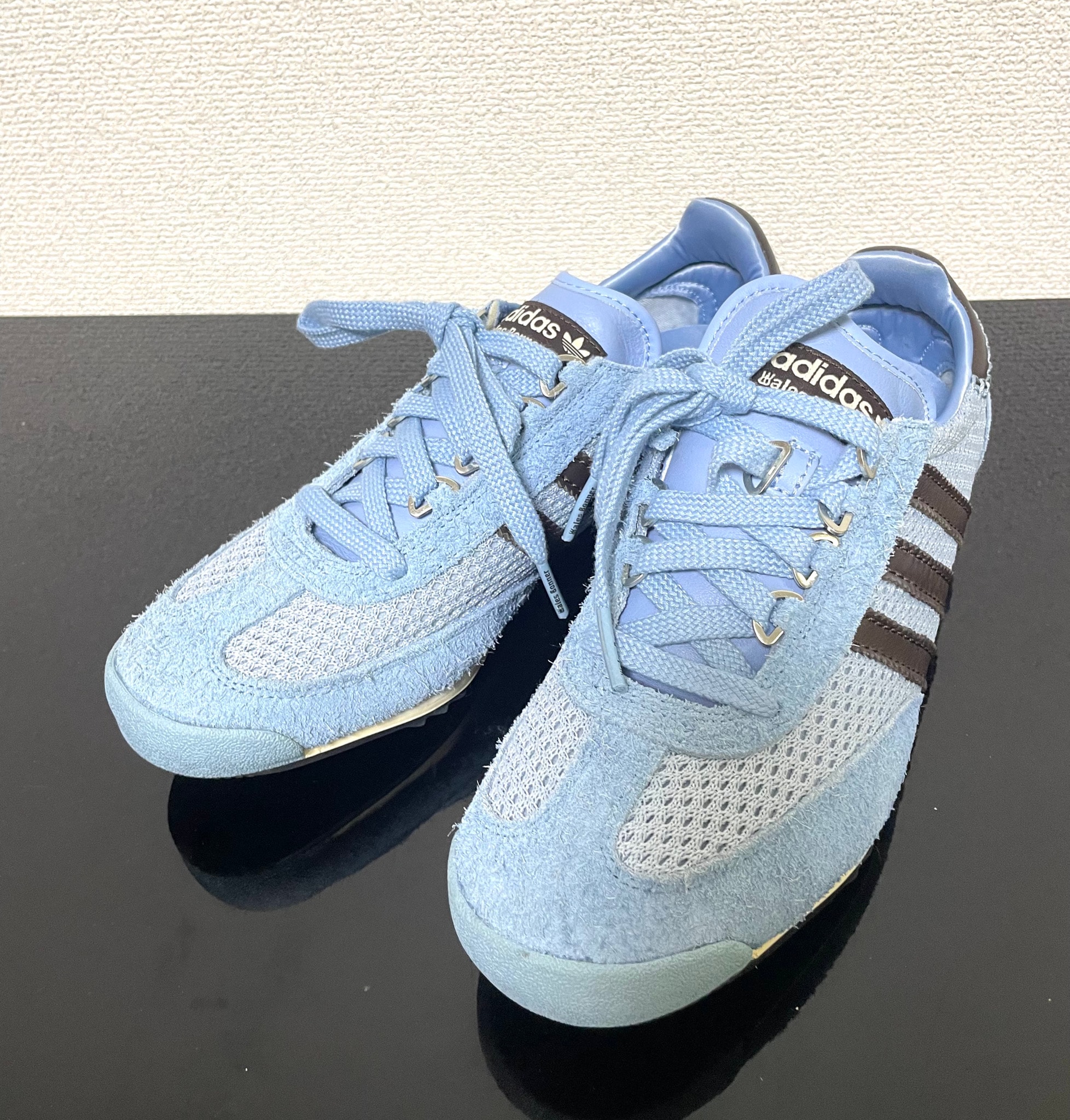 Wales Bonner × adidas SL76 "Ash Blue/Core Black"