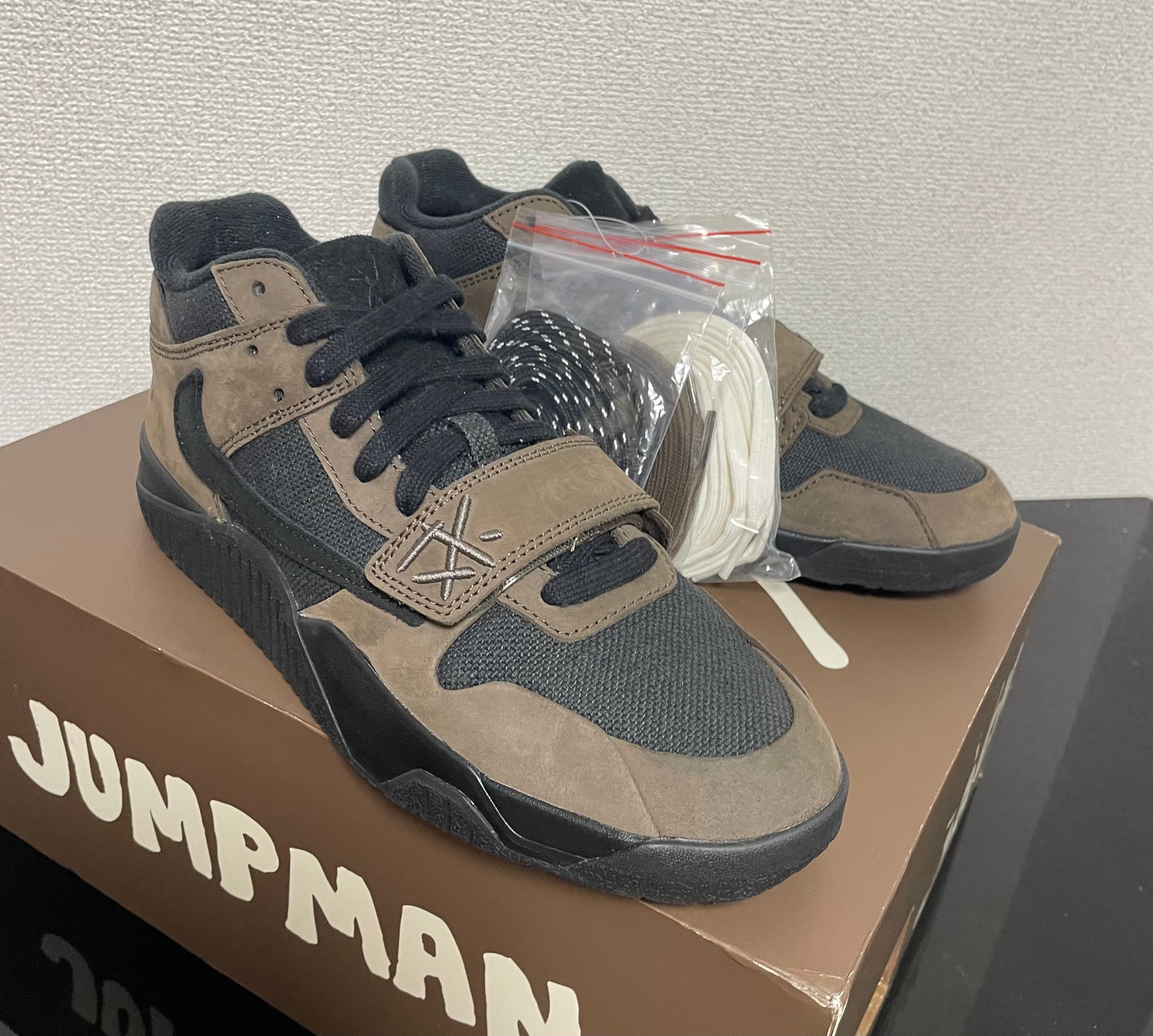 Travis Scott × Nike Jordan Jumpman Jack TR CJ1 T-Rexx "Black and Dark Mocha"