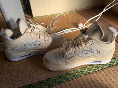 Off-White × Nike Women's Air Jordan 4 SP "Sail"