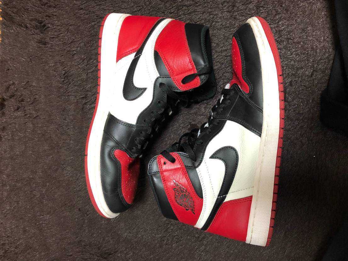 Nike Air Jordan 1 Retro High OG "Bred Toe"