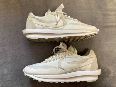sacai × Nike LDV Waffle "Triple White"