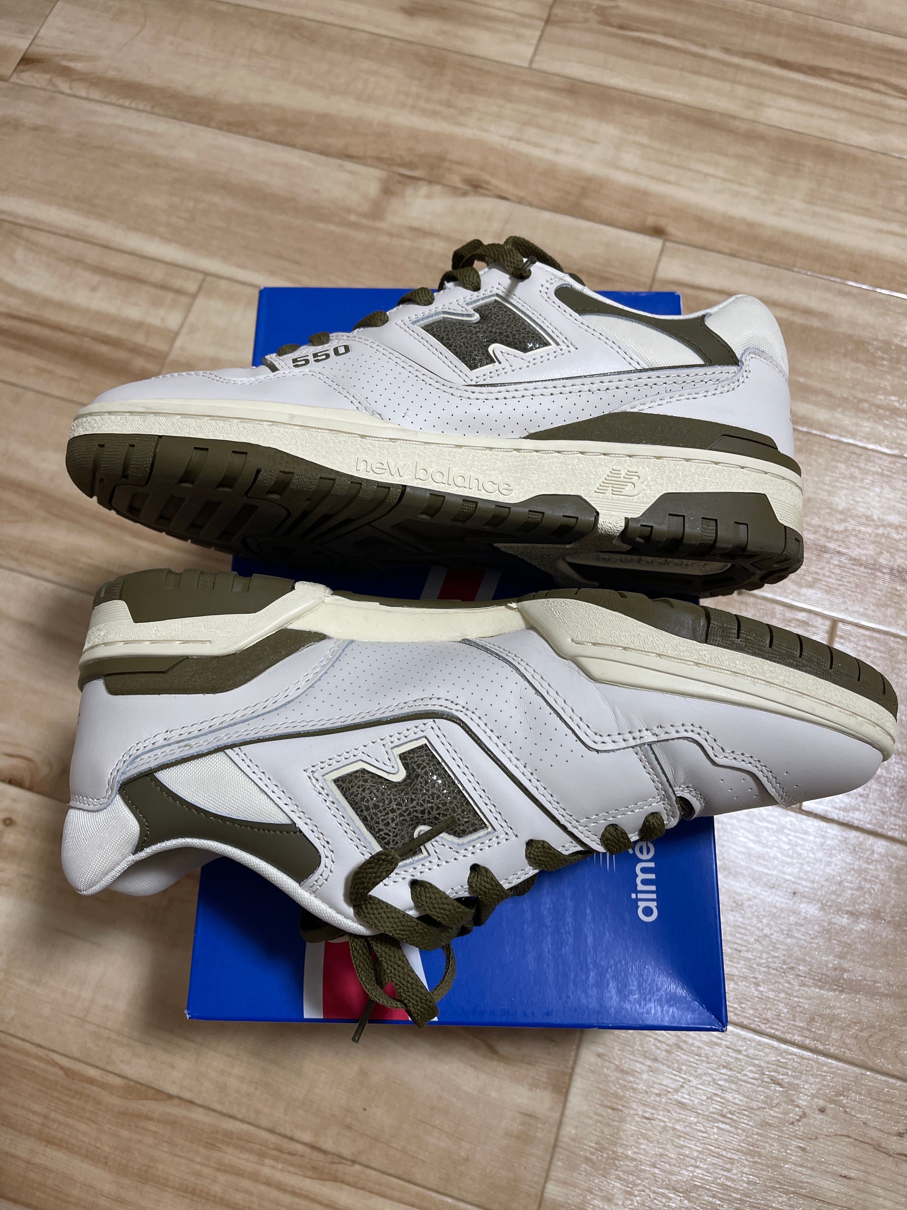 Aime Leon Dore × New Balance 550 "White/Olive"