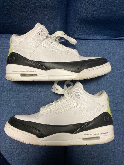 Fragment × Nike Air Jordan 3 "White/Black"