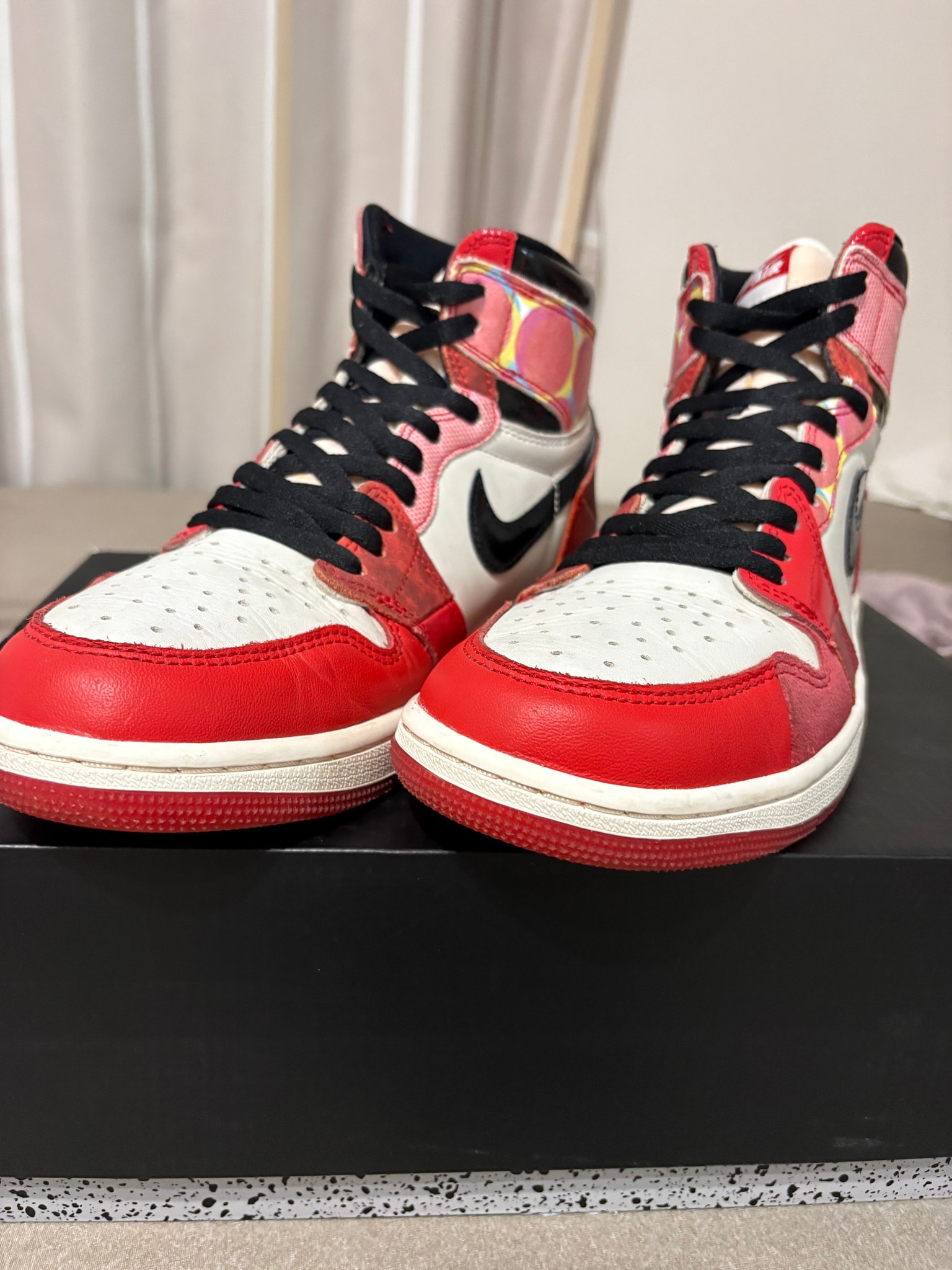Spider-Man × Nike Air Jordan 1 Retro High OG SP "Spider-Man: Across the Spider-Verse/University Red"