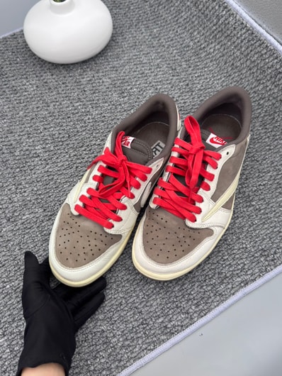 Travis Scott × Nike Air Jordan 1 Low OG SP "Reverse Mocha/Sail and Ridgerock"