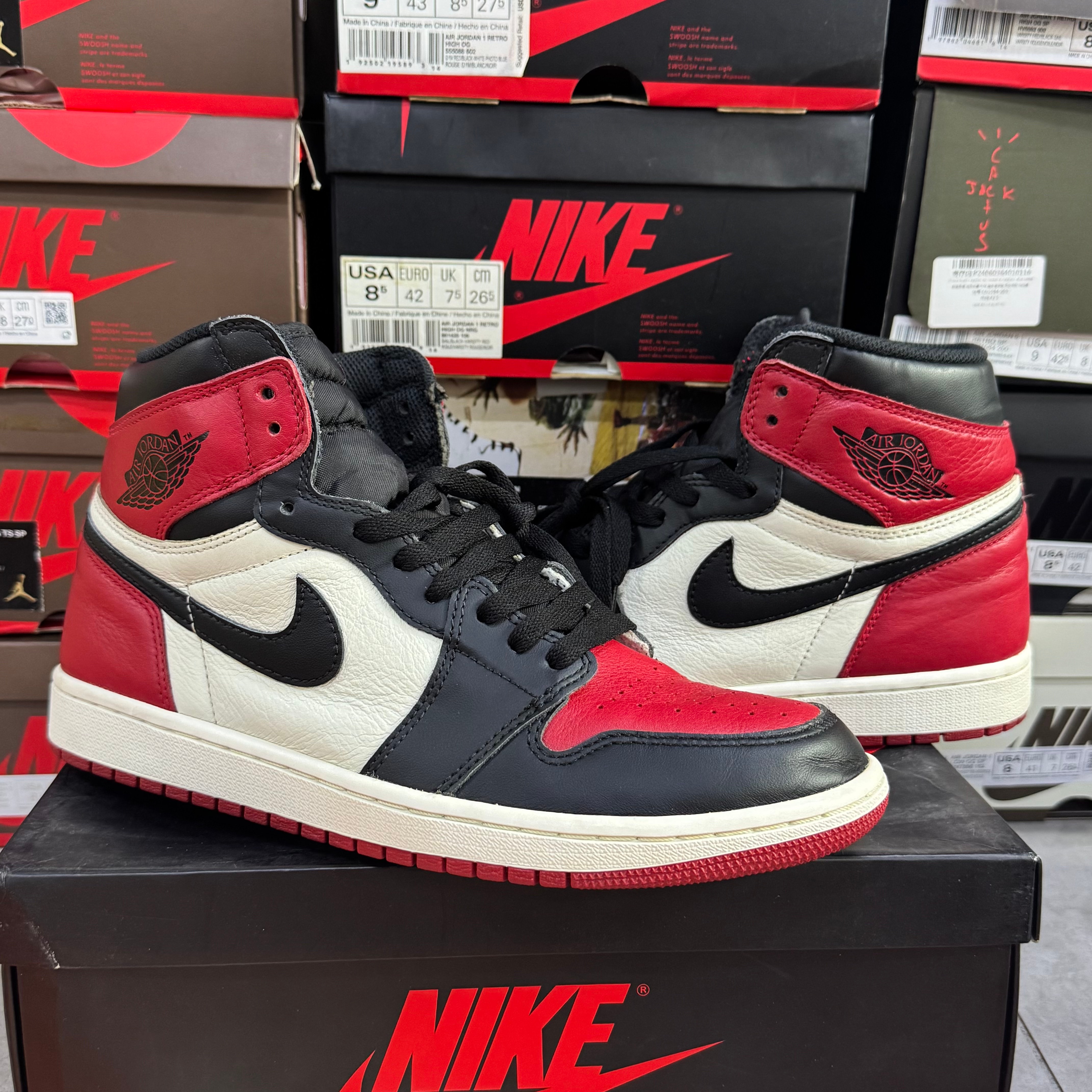 Nike Air Jordan 1 Retro High OG "Bred Toe"