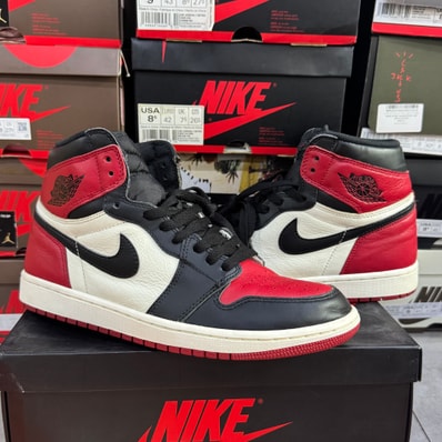 Nike Air Jordan 1 Retro High OG "Bred Toe"