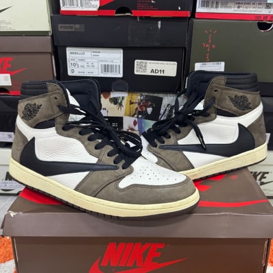 Travis Scott × Nike Air Jordan 1 Retro High OG TS SP "Sail/Dark Mocha"