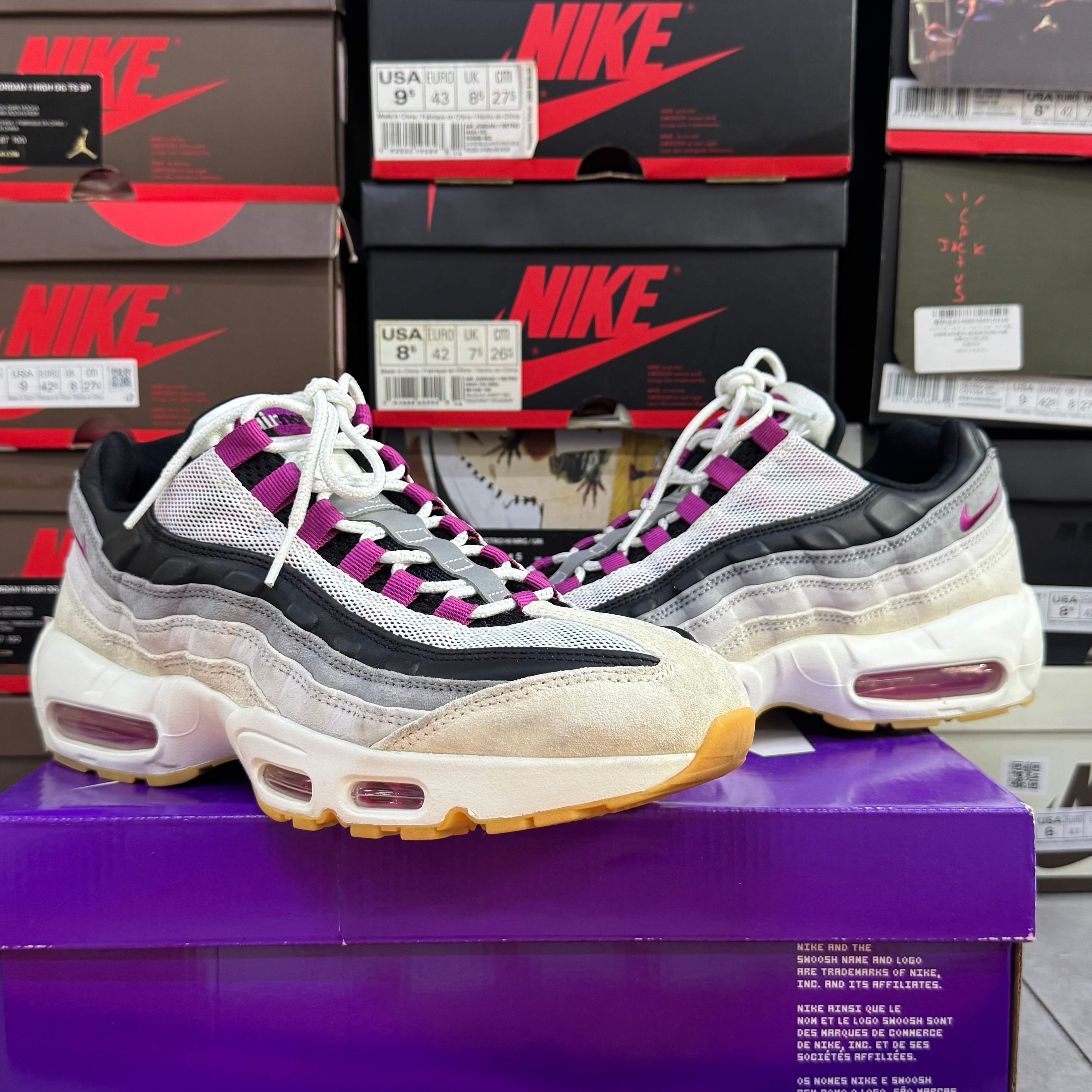 Nike SB Air Max 95 "Summit White/Cactus Flower"