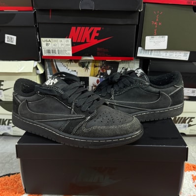 Travis Scott × Nike Air Jordan 1 Low OG SP "Black Phantom"