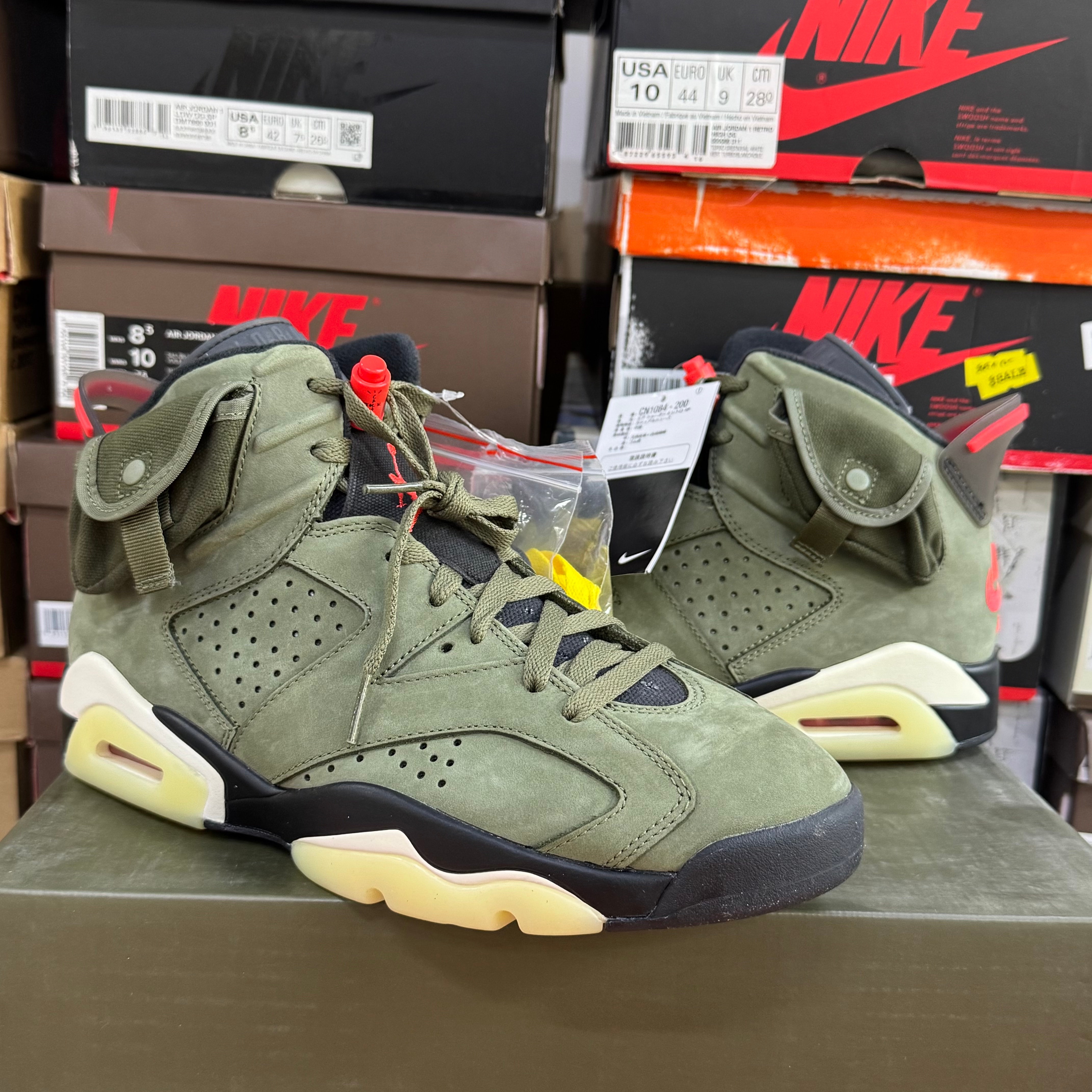 Travis Scott × Nike Air Jordan 6 Retro "Medium Olive"