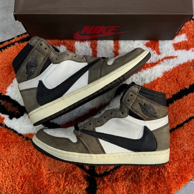Travis Scott × Nike Air Jordan 1 Retro High OG TS SP "Sail/Dark Mocha"