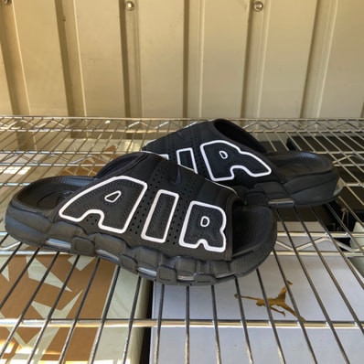 Nike Air More Uptempo Slide "Black" (DV2132-001/DV2137-001)