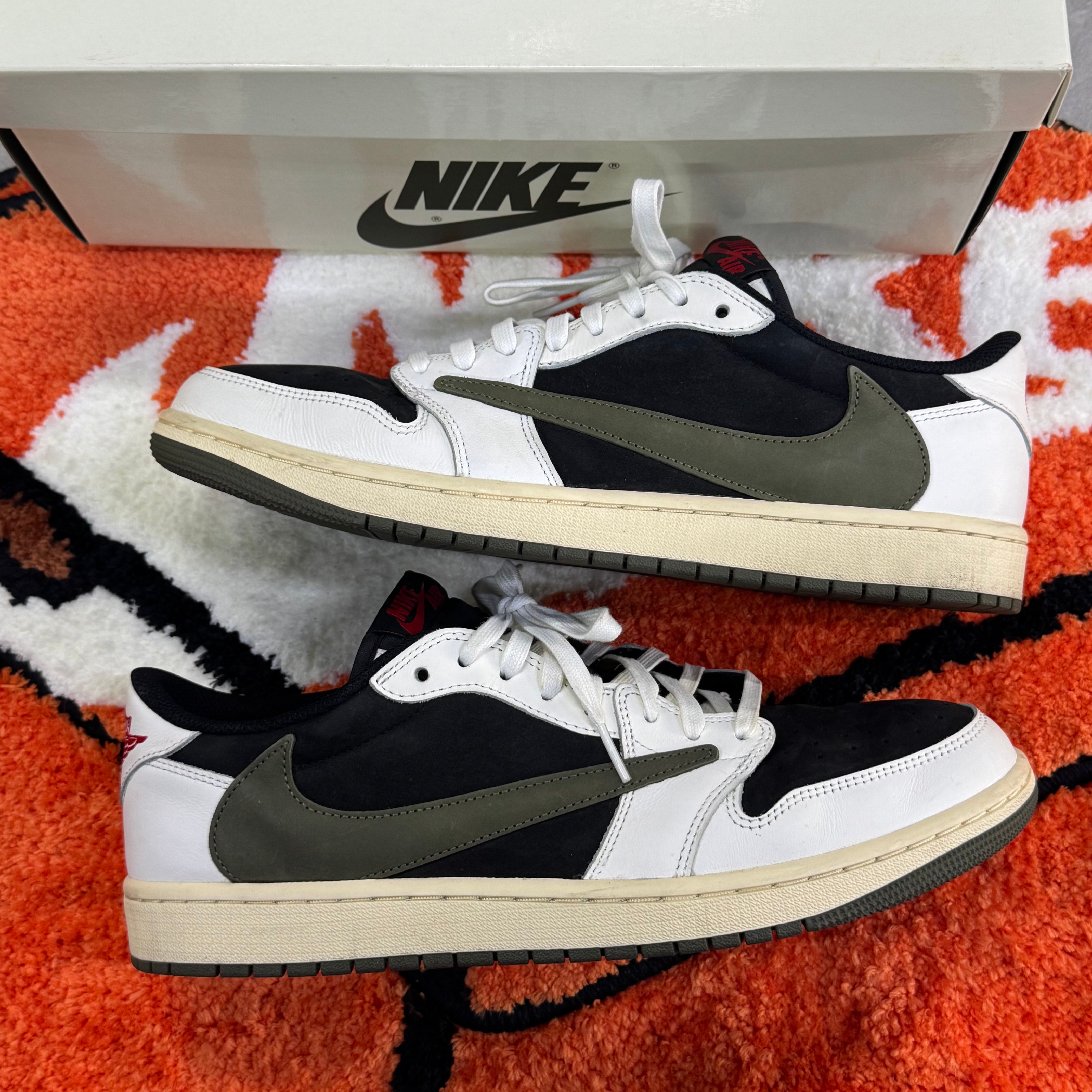 Travis Scott × Nike Women's Air Jordan 1 Low OG "Medium Olive"