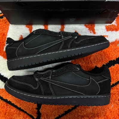 Travis Scott × Nike Air Jordan 1 Low OG SP "Black Phantom"