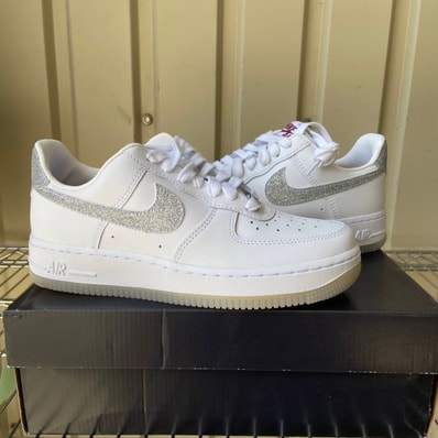 Nike Women's Air Force 1 '07 LX "White/Cool Grey/Multi Color"