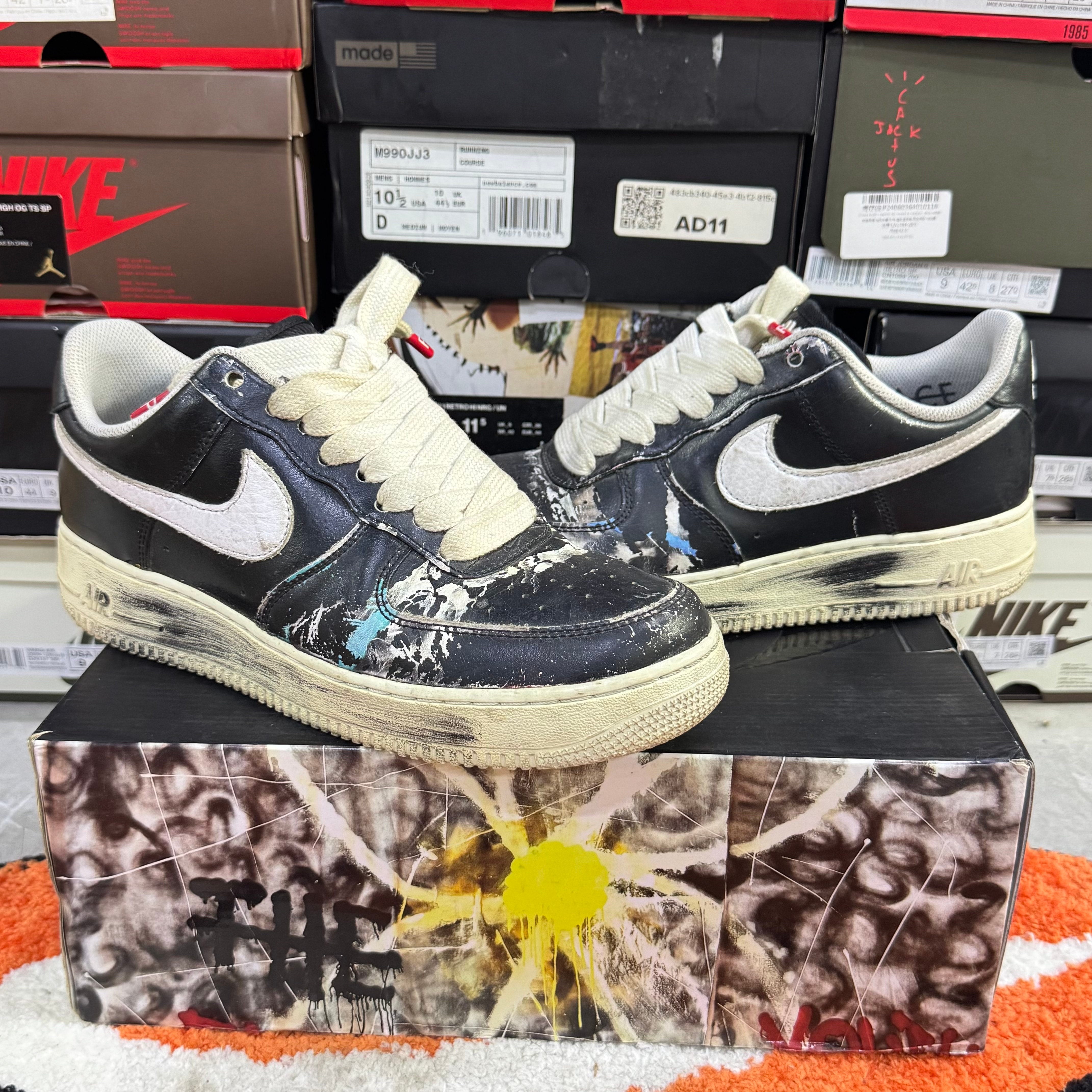 PEACEMINUSONE × Nike Air Force 1 Low Para Noise "Black" / G-DRAGON