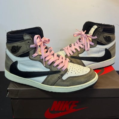 Travis Scott × Nike Air Jordan 1 Retro High OG TS SP "Sail/Dark Mocha"