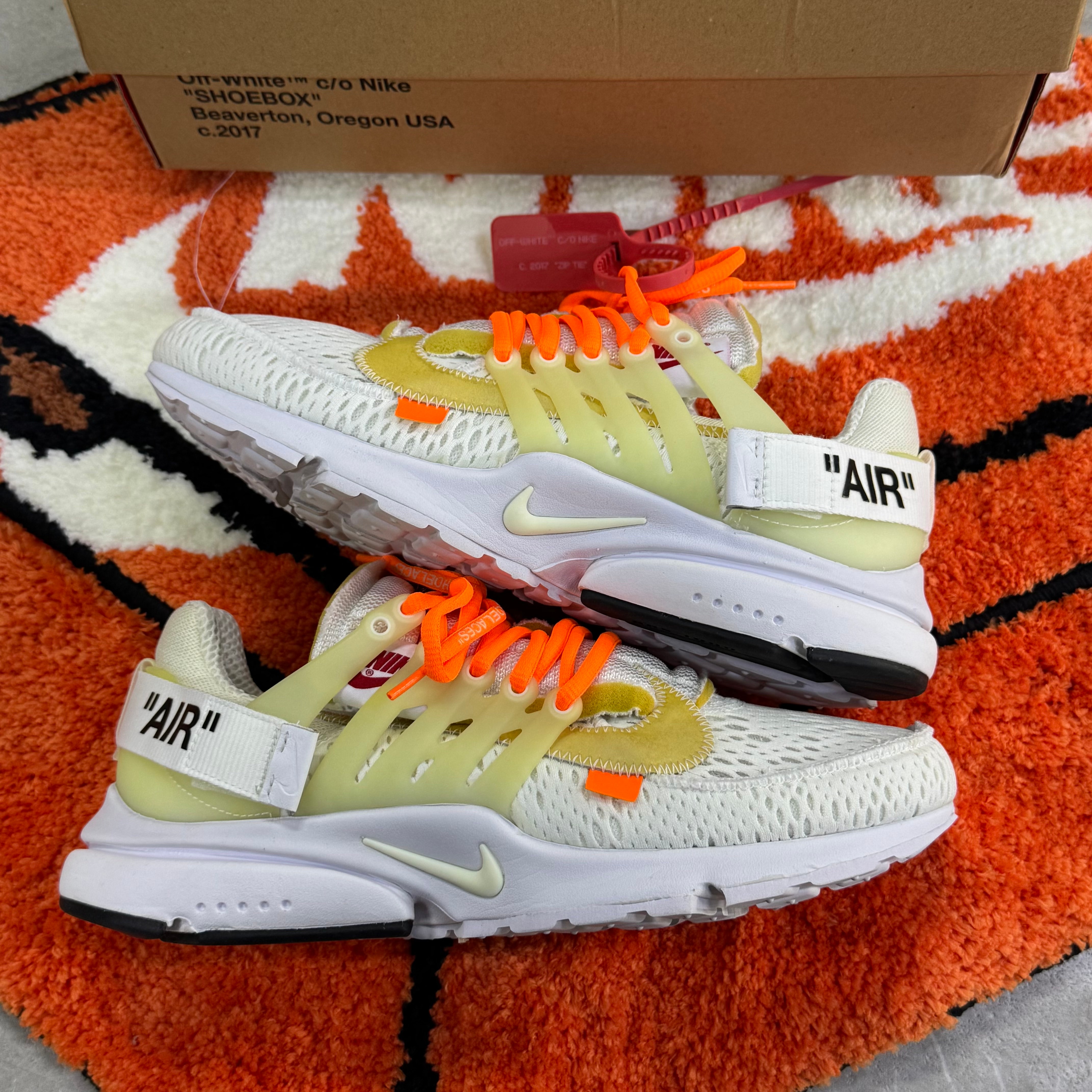 Off-White × Nike Air Presto "White/Black/Cone"