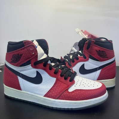 Spiderman × Nike Air Jordan 1 Origin Story "Gym Red/White/Photo Blue/Black"