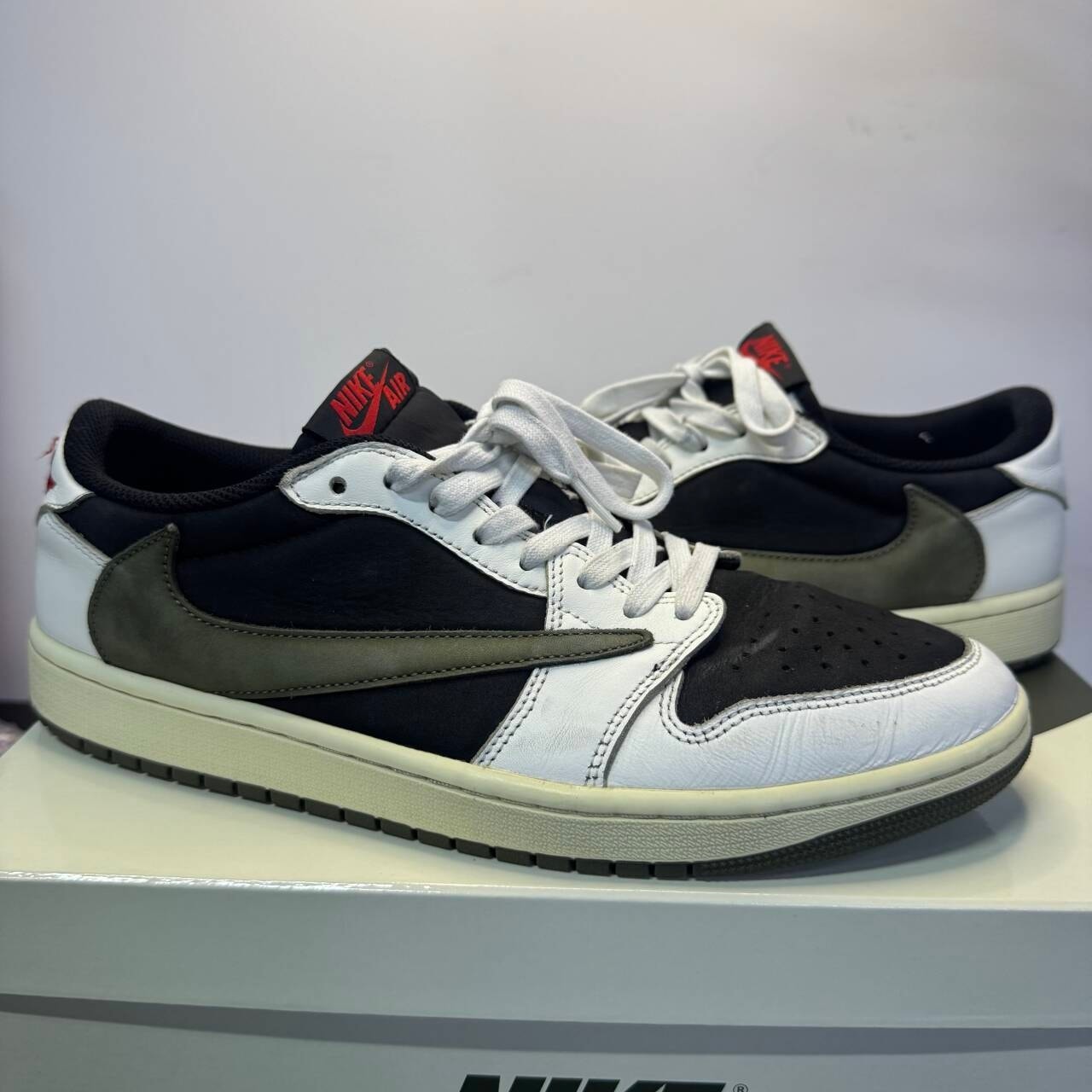 Travis Scott × Nike Women's Air Jordan 1 Low OG "Medium Olive"
