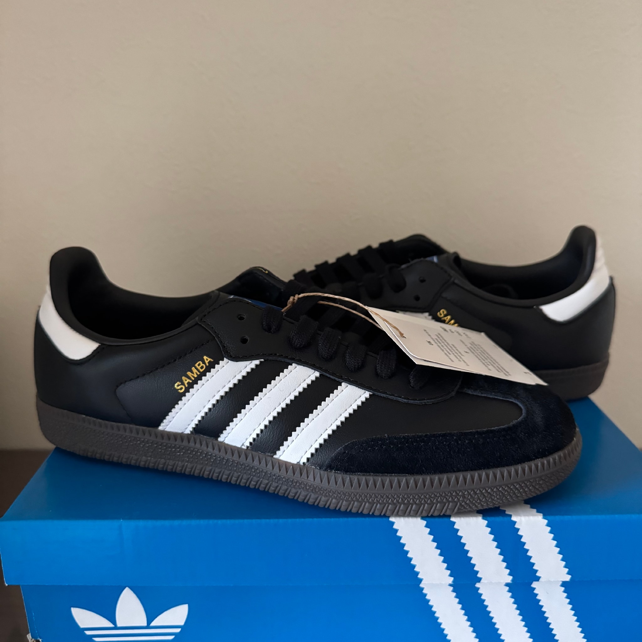 adidas Samba OG "Core Black/Cloud White/Gum"