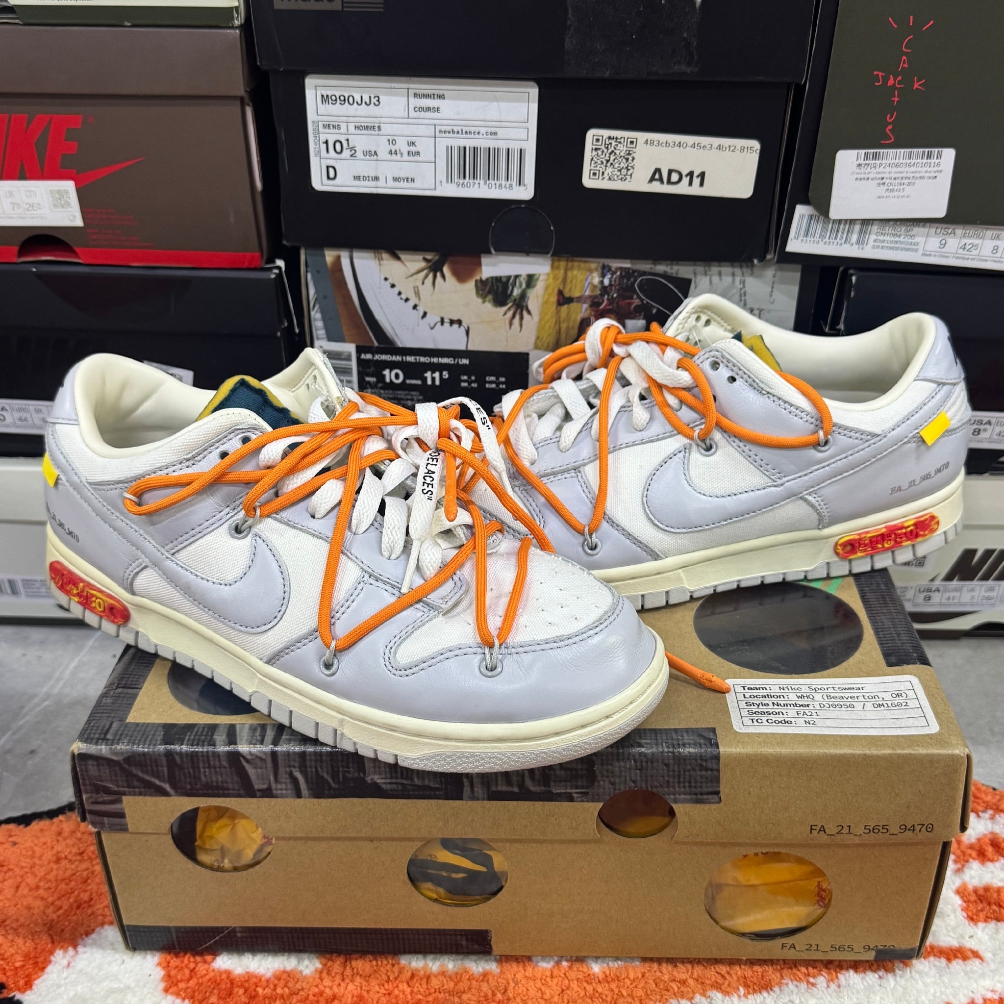 Off-White × Nike Dunk Low 1 of 50 "Lot.44"