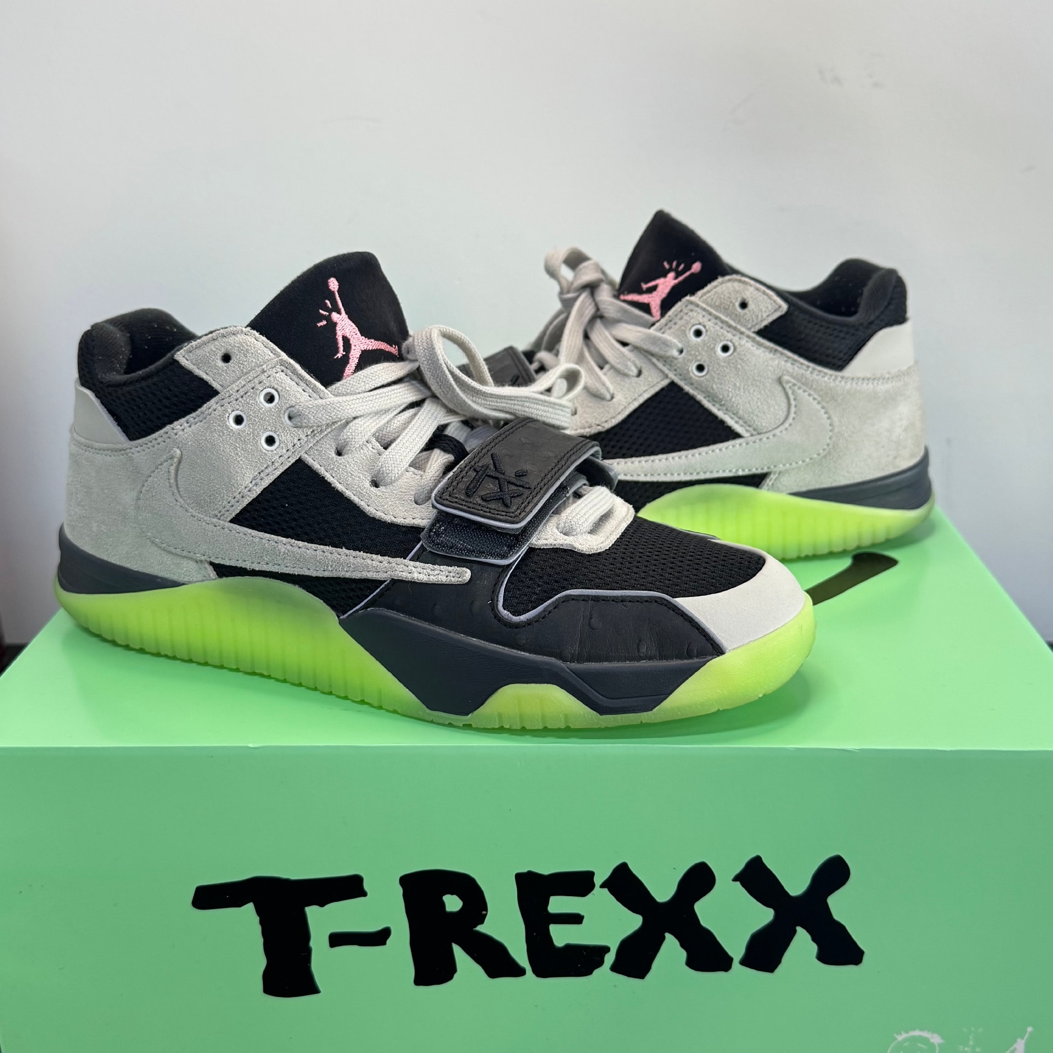 Travis Scott × Chase B × Nike Jumpman Jack TR CJ1 T-Rexx "Night Silver"