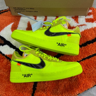 Off-White × Nike Air Force 1 Low "Volt"