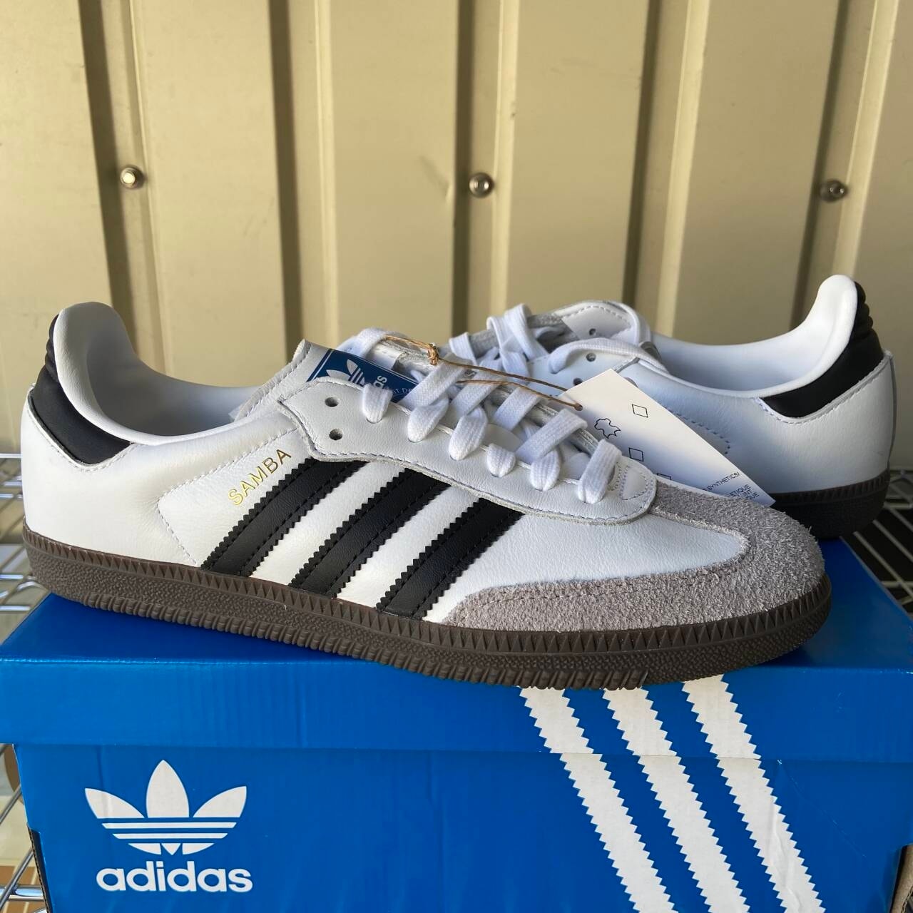 adidas Samba OG "Cloud White/Core Black/Clear Granite"