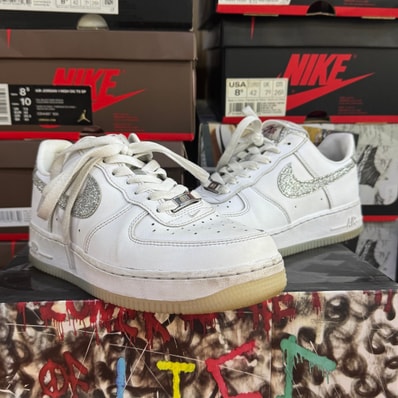 Nike Women's Air Force 1 '07 LX "White/Cool Grey/Multi Color"